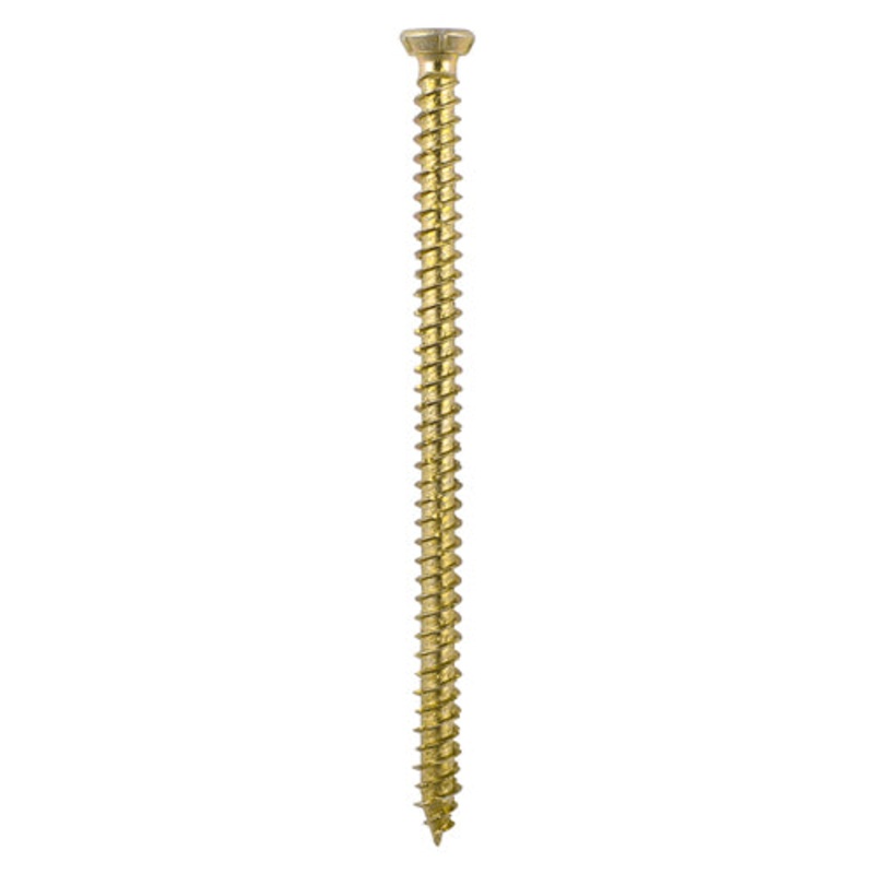 TIMCO Concrete Screws Flat Countersunk Gold - 7.5 x 70