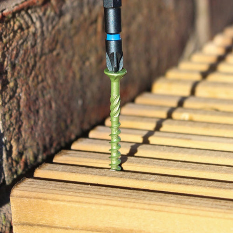 TIMCO Decking Screws Countersunk Exterior Green - 4.5 x 60