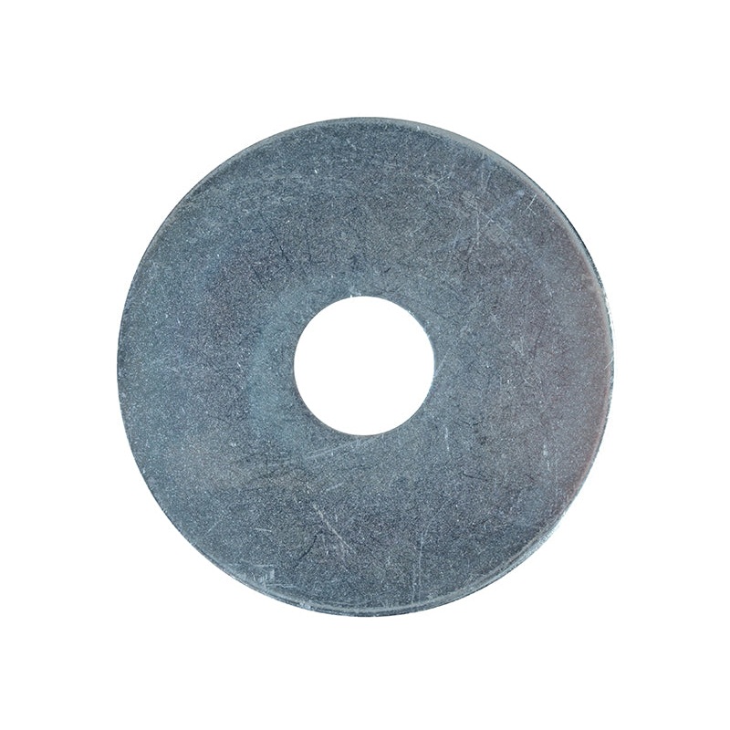Flat Mudguard Washers ZP M12 x 50mm ForgePack 6