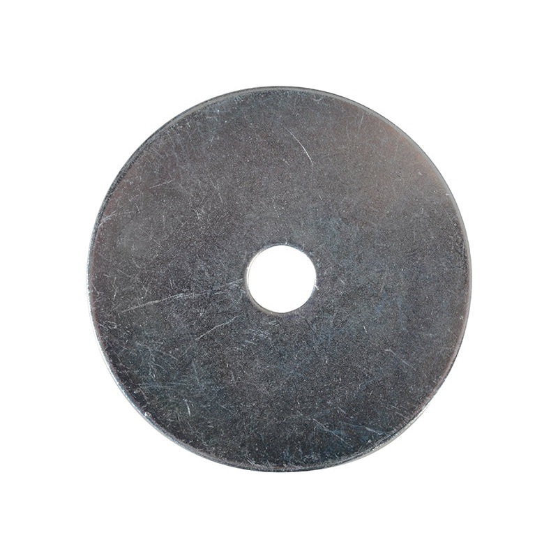 Flat Mudguard Washers ZP M8 x 50mm ForgePack 6
