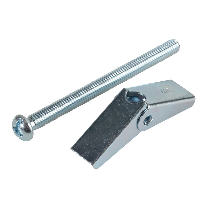 Plasterboard Spring Toggle ZP M6 x 75mm ForgePack 4