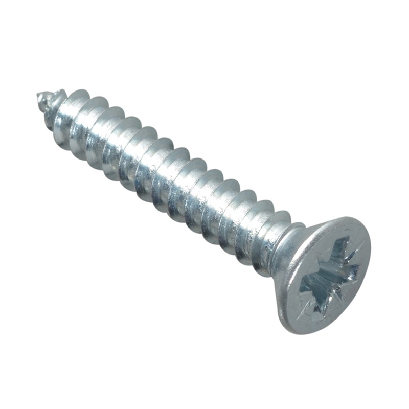 Self-Tapping Screw Pozi Compatible CSK ZP 1in x 8 ForgePack 20