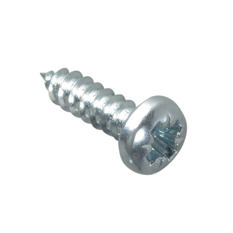 Self-Tapping Screw Pozi Compatible Pan Head ZP 1/2in x 6 ForgePack 60