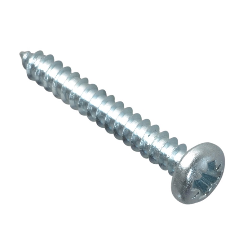 Self-Tapping Screw Pozi Compatible Pan Head ZP 1in x 6 ForgePack 30
