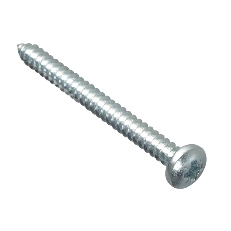 Self-Tapping Screw Pozi Compatible Pan Head ZP 2in x 10 ForgePack 8