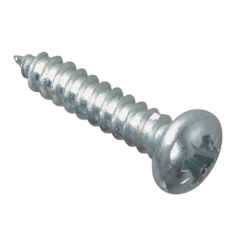 Self-Tapping Screw Pozi Compatible Pan Head ZP 3/4in x 8 ForgePack 30