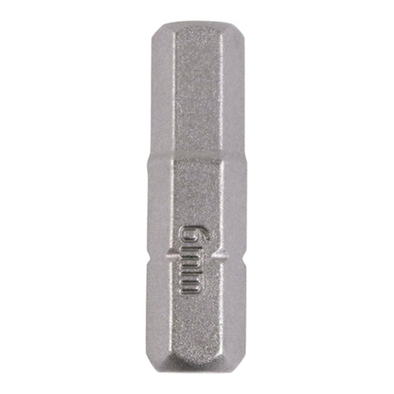 TIMCO Hex Driver Bit S2 Grey - 6.0 x 25