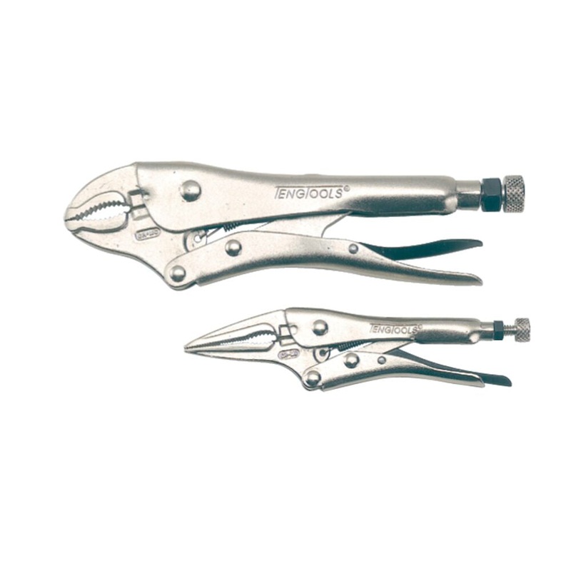 Teng Tools 2PC Power Grip Plier Set
