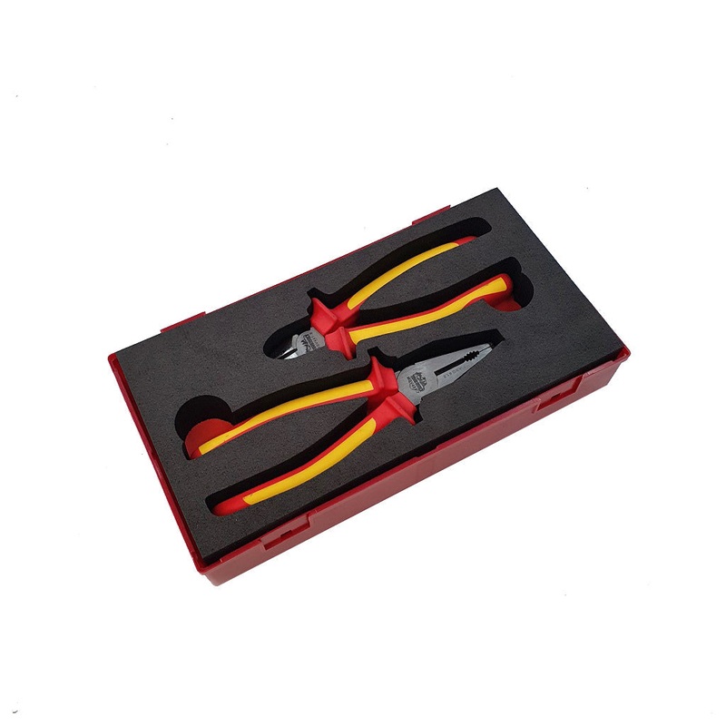 Teng Tools Insulated Combination Plier and Side Cutting Plier In EVA