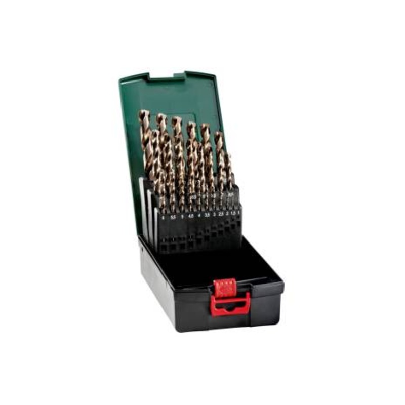 Metabo | Hss-Co Drill Bit Storage Case, 25 Pieces (627122000)