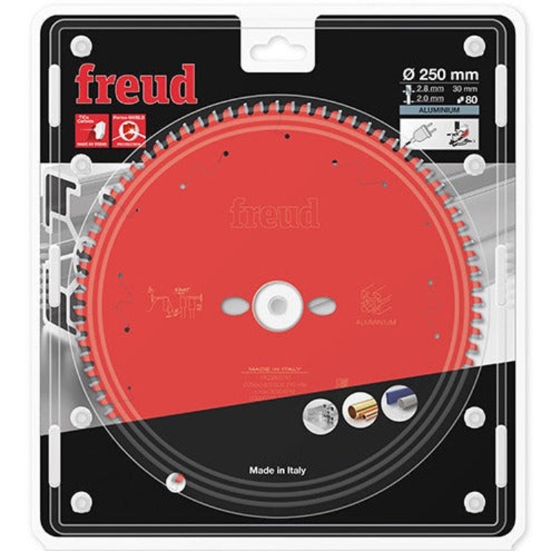 Freud TCT Circular Saw Blade 250MM X 2.8 X B30MM X 80T FR23A001M