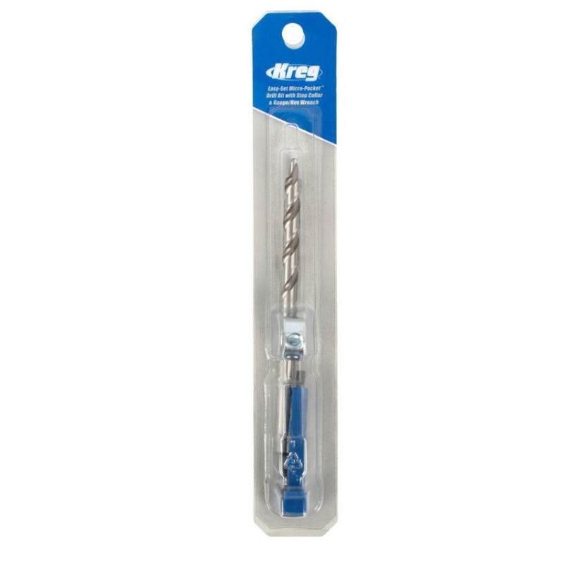 Kreg Micro-Pocket Drill Bit with Stop Collar & Hex Wrench KPHA540