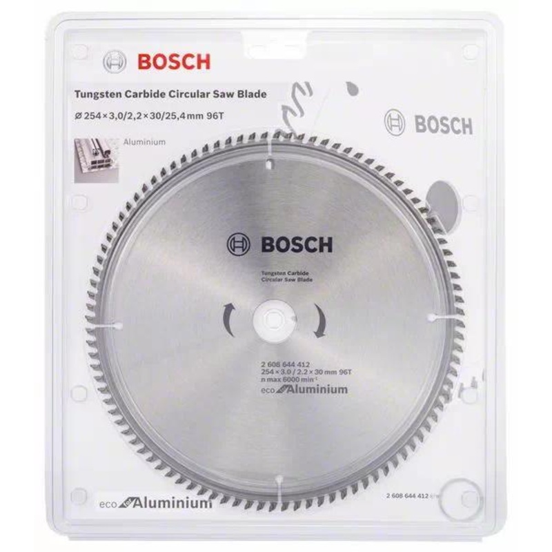 Bosch Circular Saw Blade Eco for Aluminium 254mm 96T 2608644412