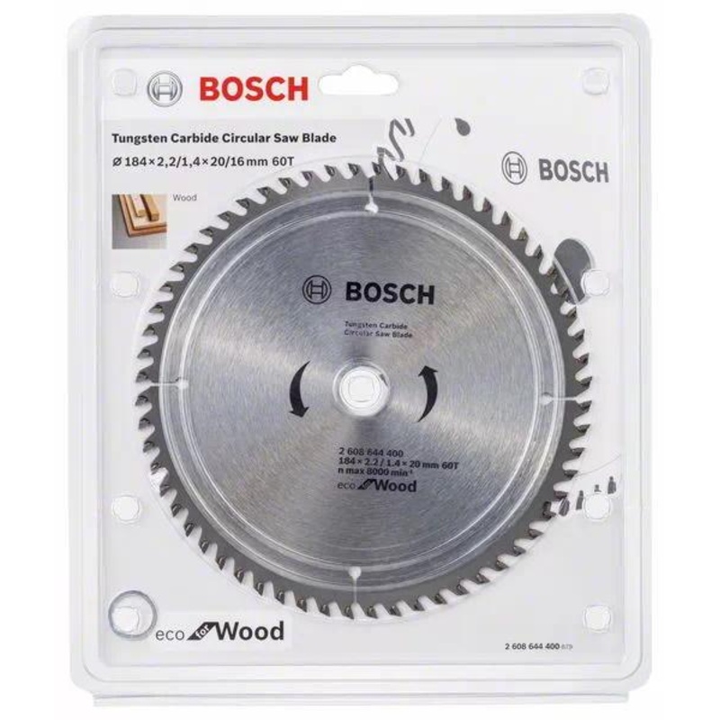 Bosch Circular Saw Blade Eco for wood 184mm 60T 2608644400