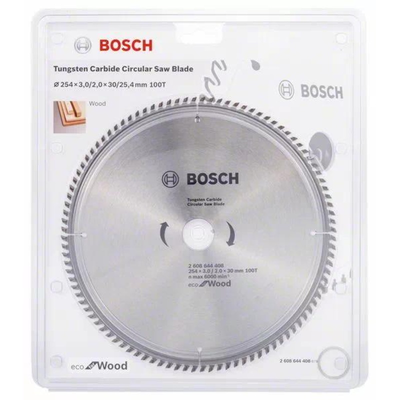 Bosch Circular Saw Blade Eco for wood 254mm 100T 2608644408