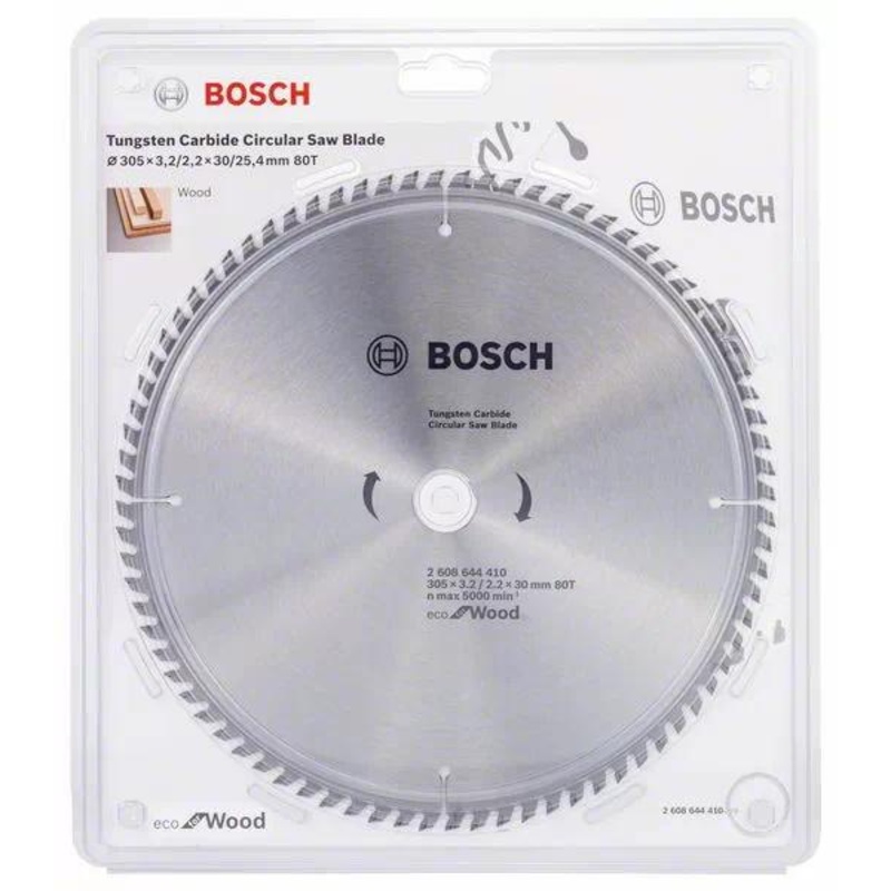 Bosch Circular Saw Blade Eco for wood 305mm 80T 2608644410
