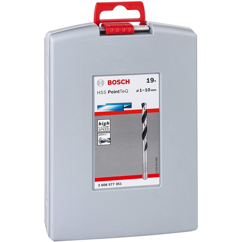 Bosch Professional 19-Piece PointTeQ HSS Drill Bit Set 2608577351
