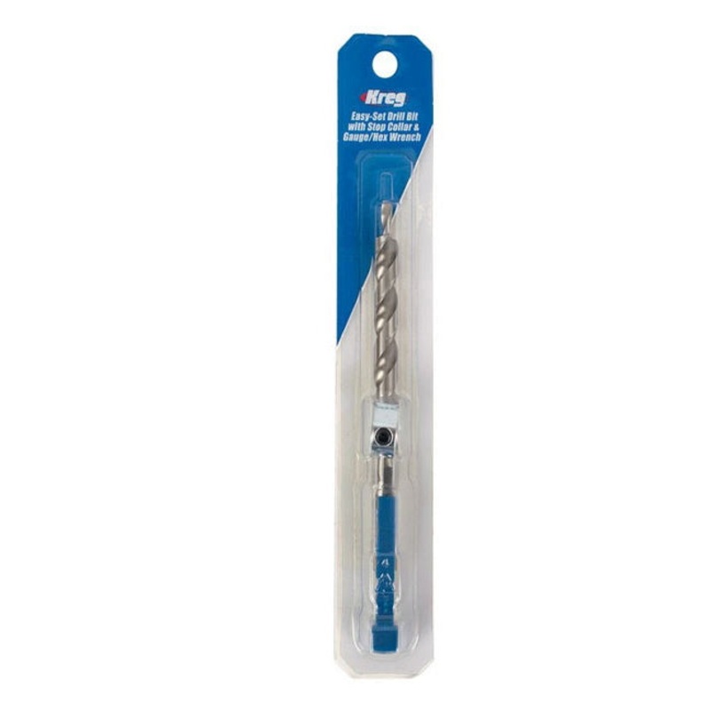Kreg Easy-Set Drill Bit with Stop Collar & Gauge/Hex Wrench KPHA308