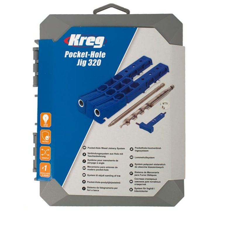 Kreg Pocket Hole Jig 320 47pc Set KPHJ320