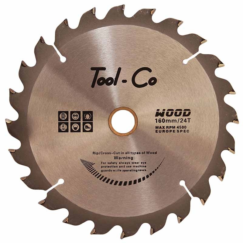Tool-Co Circular Saw Blades For Wood 160mm 48t BX16048W