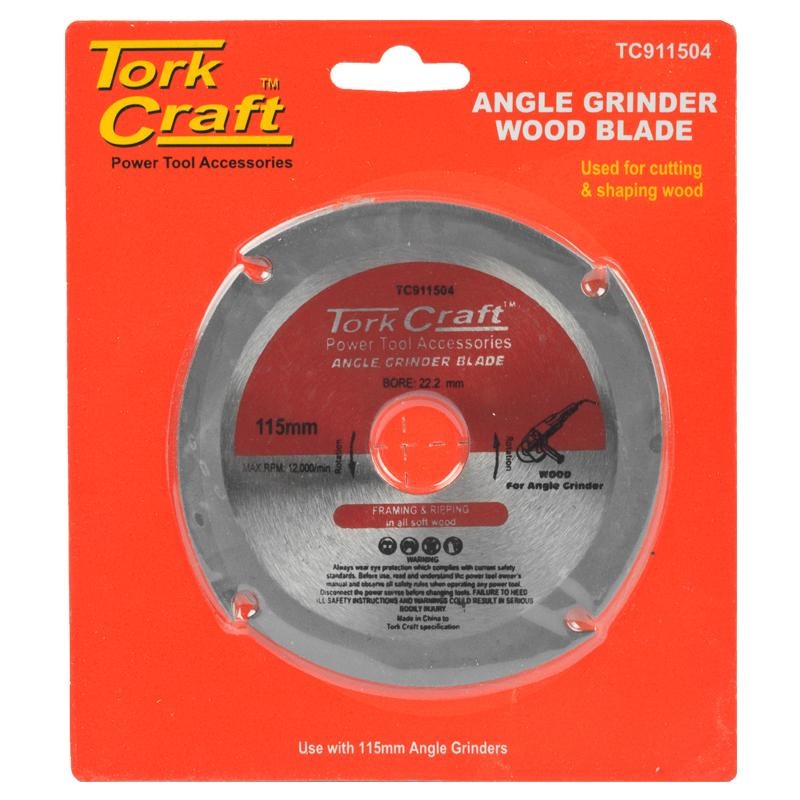 Tork Craft Blade 4 Teeth 115Mm X 22.23Mm TC911504