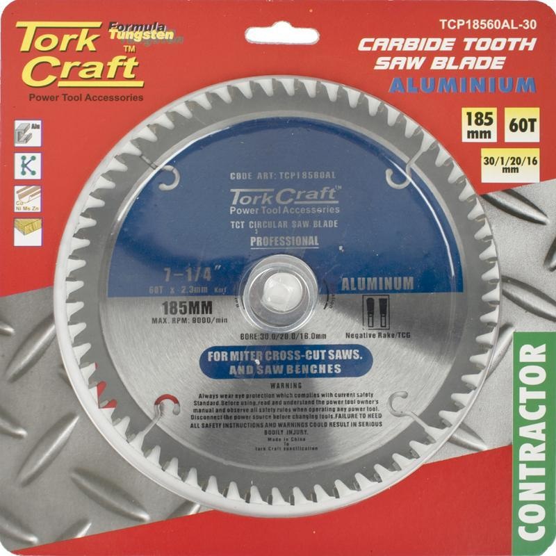 Tork Craft Circular Blade Aluminium 185 X 60T 30 TCP18560AL-30