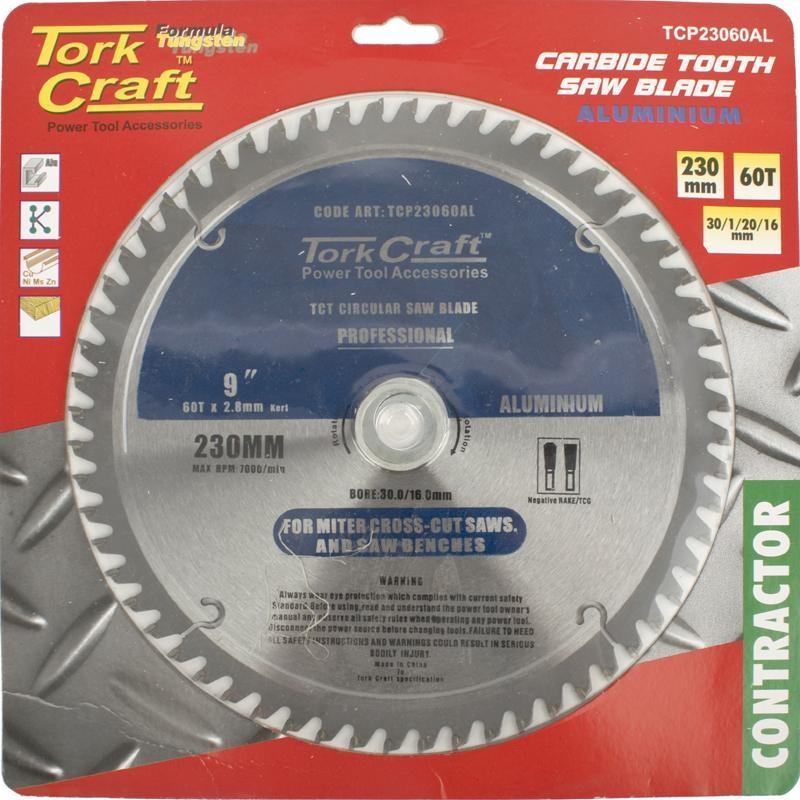 Tork Craft Circular Blade Aluminium 230 X 60 TCP23060AL