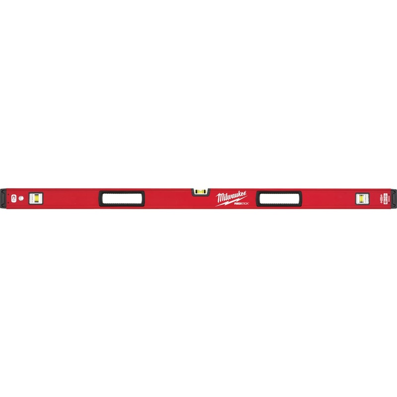 Milwaukee Redstick 48 In. Aluminum Magnetic Box Level