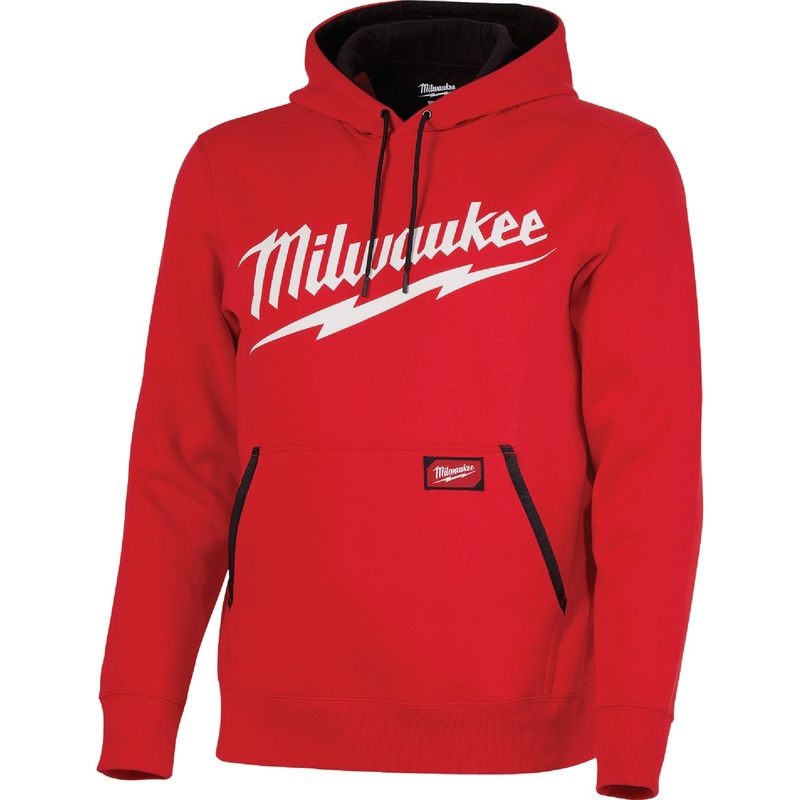 Milwaukee FREEFLEX 2XL Red Midweight Pullover Hooded Sweatshirt