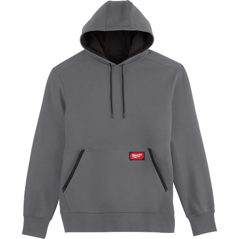Milwaukee FREEFLEX XL Gray Midweight Pullover Hooded Sweatshirt