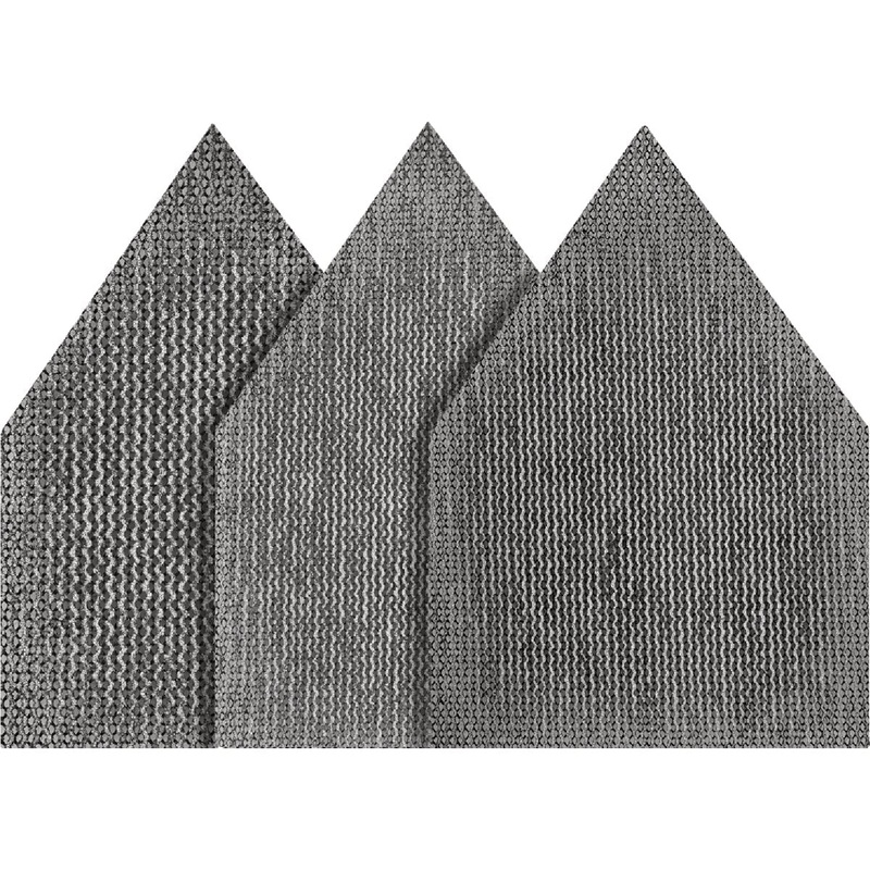 Milwaukee Assorted 80, 120 & 180 Grit Mesh Power Sanding Sheets for M12 FUEL Orbital Detail Sander (36-Pack)