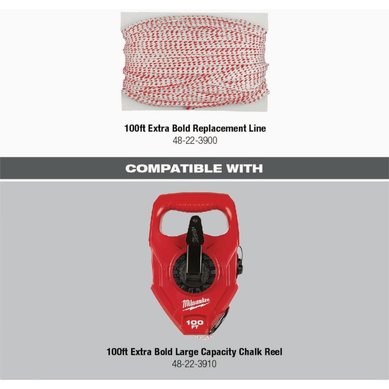 Milwaukee 100 Ft. Braided Extra Bold Chalk Line