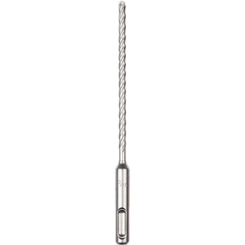 Milwaukee 3/16 In. x 6 In. SDS-PLUS 4-Cutter Rotary Hammer Drill Bit
