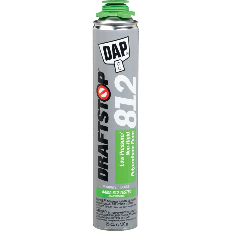 DAP DRAFTSTOP 812 26 Oz. Low Pressure Polyurethane Door & Window Foam Sealant