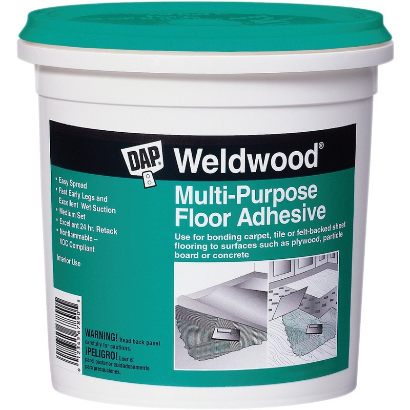 DAP Weldwood Multi-Purpose Floor Adhesive, 1 Qt.