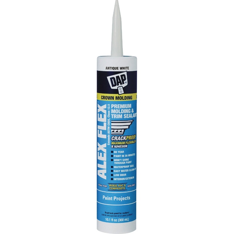 Dap Alex Flex 10.1 Oz. Premium Molding & Trim Acrylic Latex Siliconized Sealant, Antique White