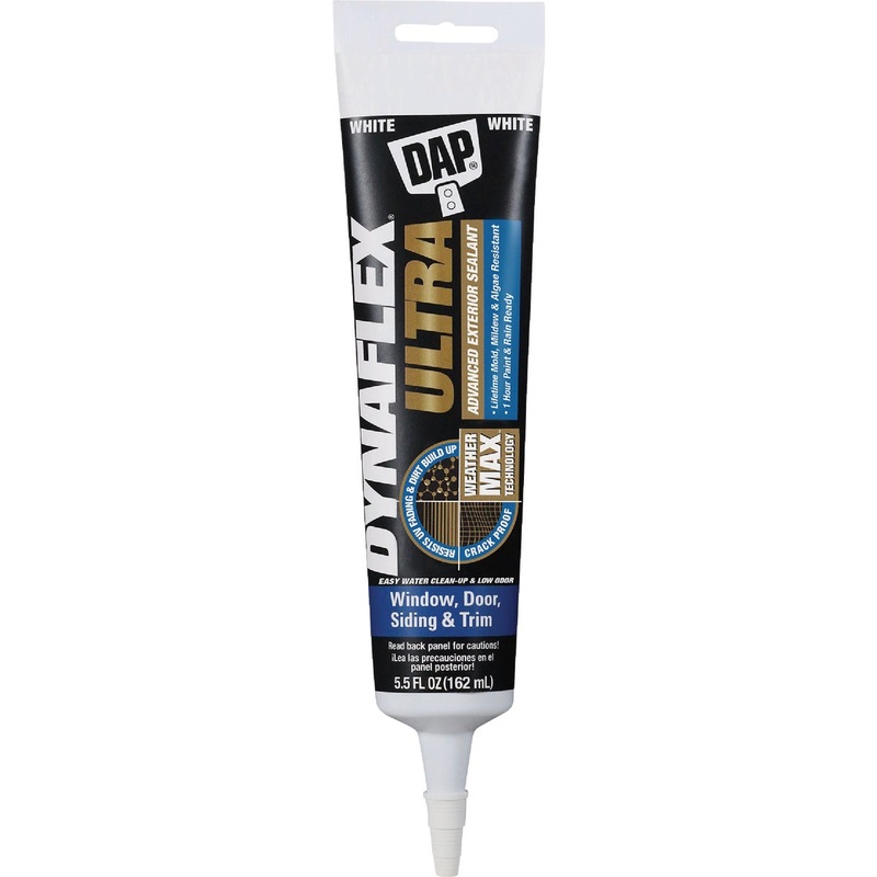 Dap Dynaflex Ultra 5.5 Oz. White Advanced Exterior Sealant for Window, Door & Siding
