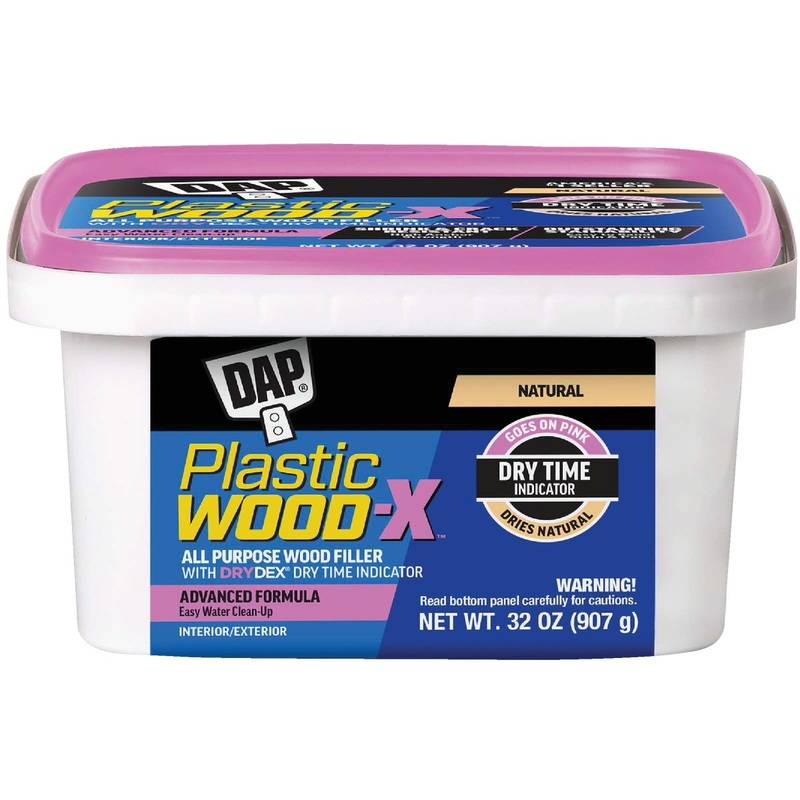 Dap Plastic Wood-X 32 Oz. All Purpose Wood Filler with DryDex Dry Time Indicator