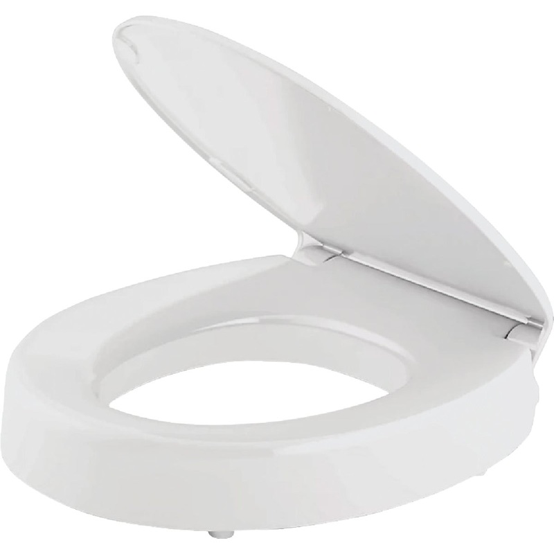 Kohler Hyten Quiet-Close Elevated Round Toilet Seat, White