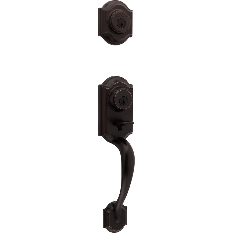 Kwikset Montara Handleset w/Juno Knob SmartKey, Venetian Bronze