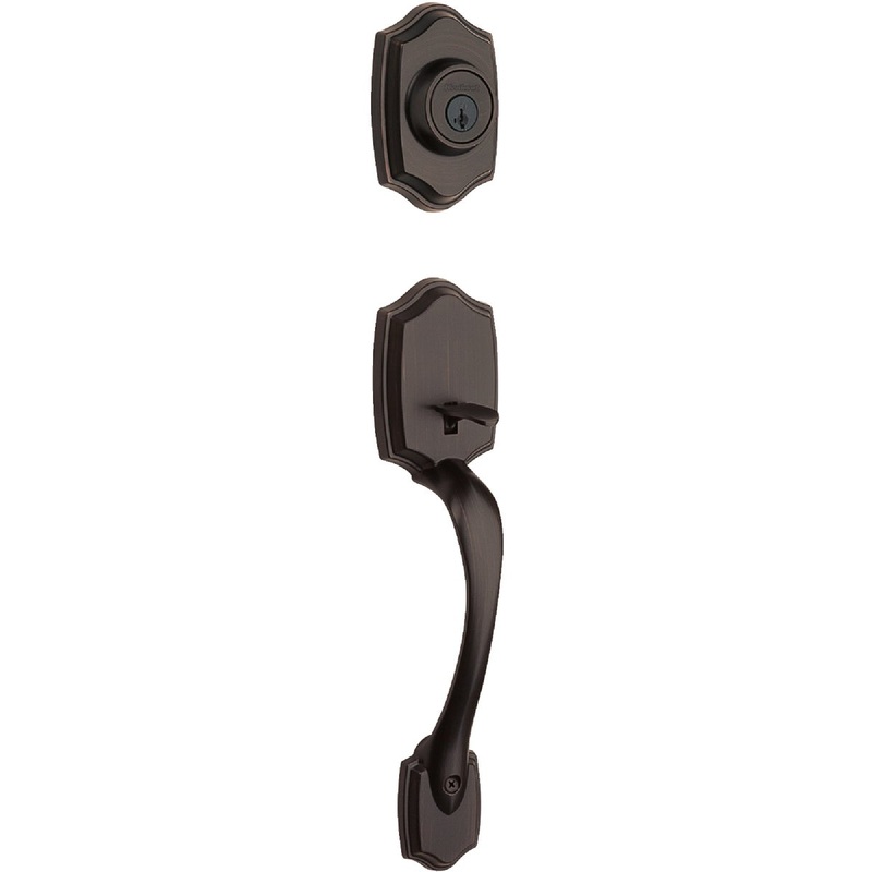 Kwikset Belleview Handleset w/Cove Knob SmartKey, Venetian Bronze