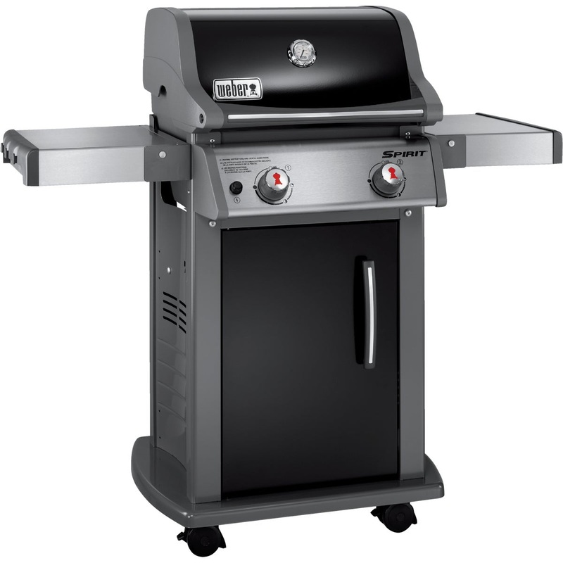 Weber Spirit E-210 2-Burner Liquid Propane Gas Grill, Black