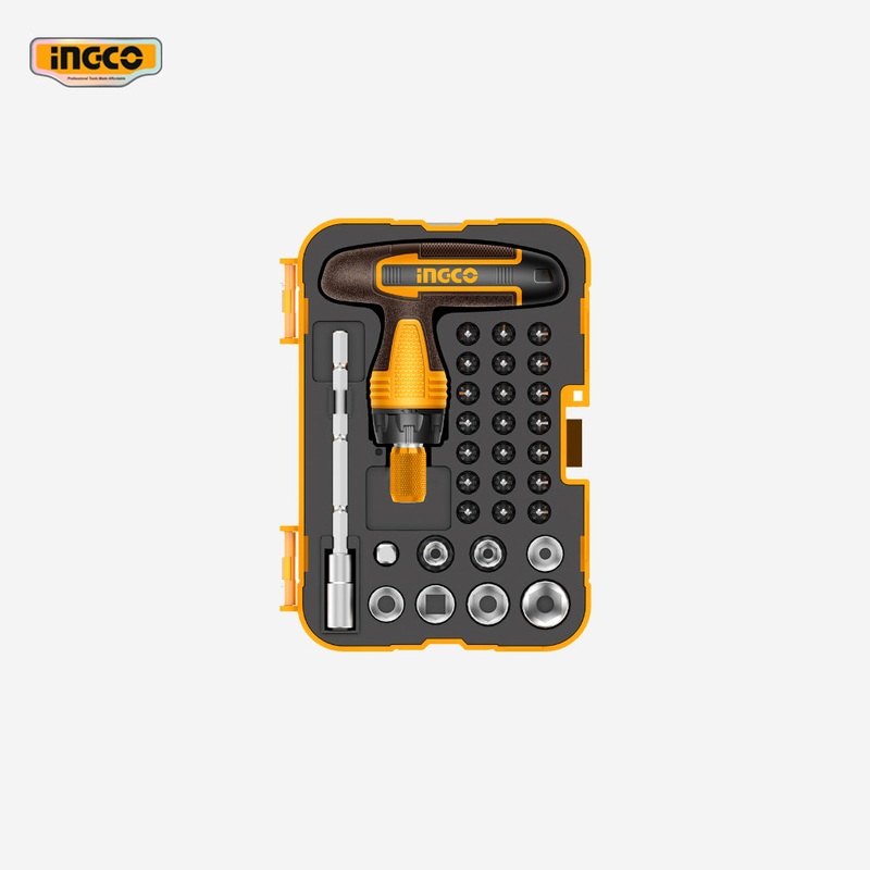 Ingco Ingco 24pcs/31pcs T-handle Wrench Screw driver Set Screwdriver HKSDB0188 | HKSDB0318