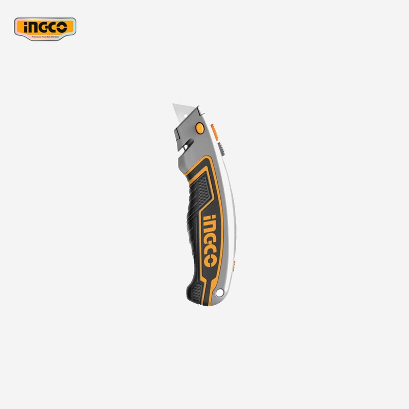 Ingco Utility Knife with SK5 (6 Pcs Blade) HUK6128