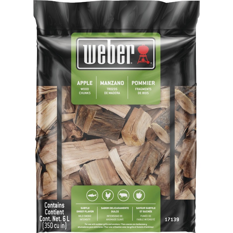 Weber 350 Cu. In. Apple Wood Chunks