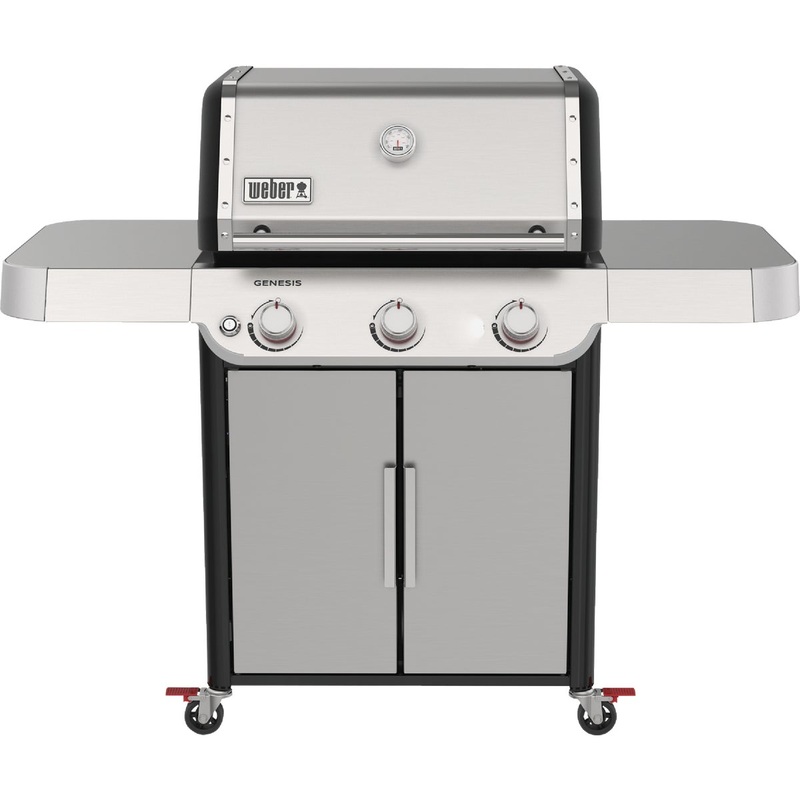 Weber Genesis S-315 3-Burner Liquid Propane Gas Grill, Stainless Steel