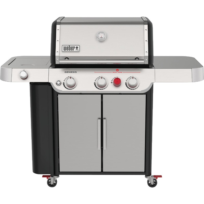 Weber Genesis S-335 3-Burner Liquid Propane Gas Grill, Stainless Steel