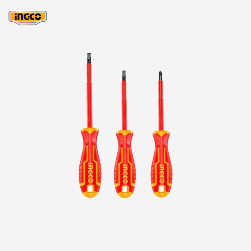 Ingco 3 Pcs Insulated Screwdriver Set HKISD0308