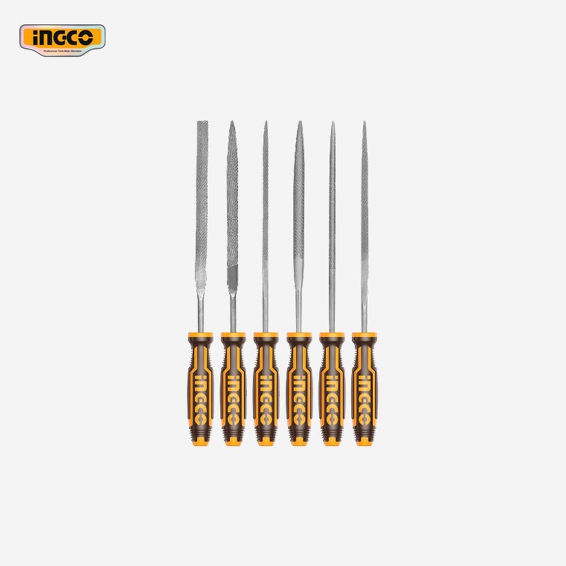 Ingco 6 Pcs File Set 5.5 Inch HKTF63