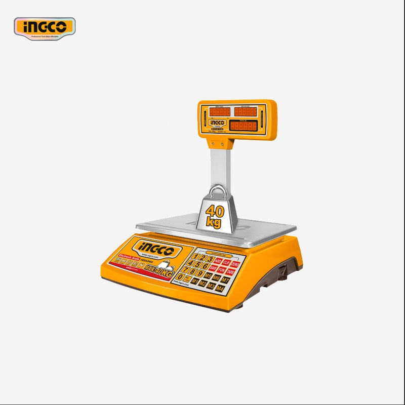 Ingco Heavy Duty 40 Kg Electronic Weighing Scale HESA3404